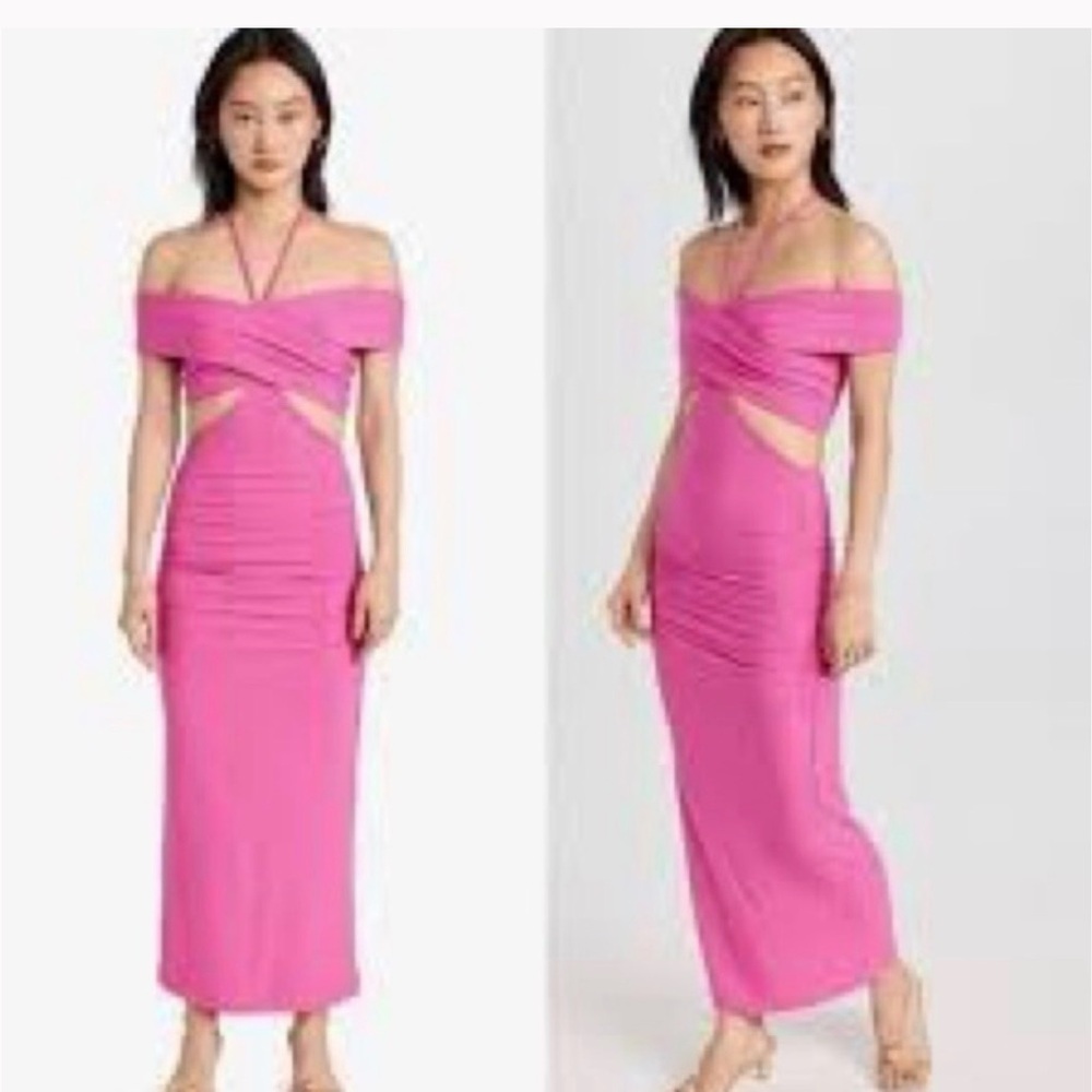 Jonathan Simkhai Vibrant Pink Backless Dress